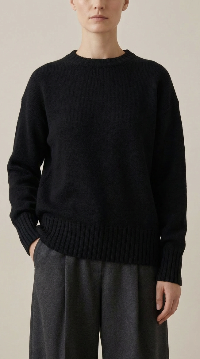 Corte Crewneck, Black