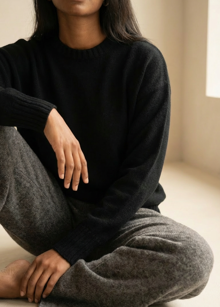 Corte Crewneck, Black